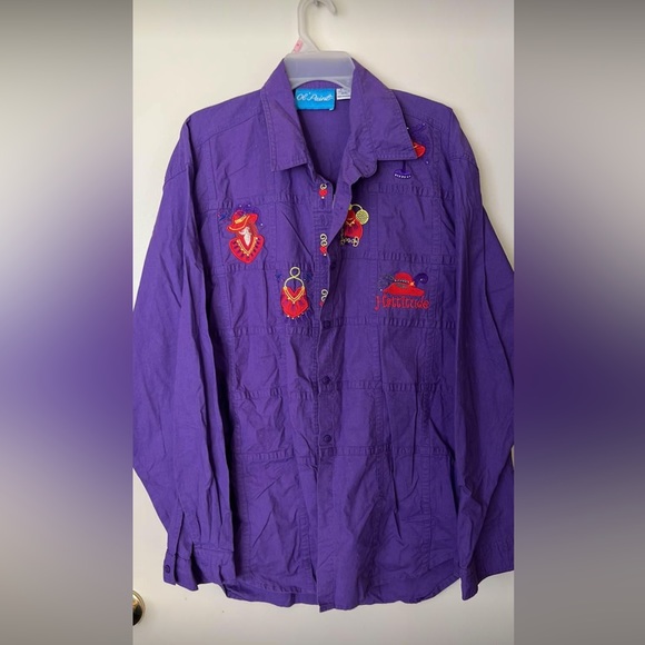 Ol’ Paint Tops - Long Sleeve Hattitude Button Down 🌟